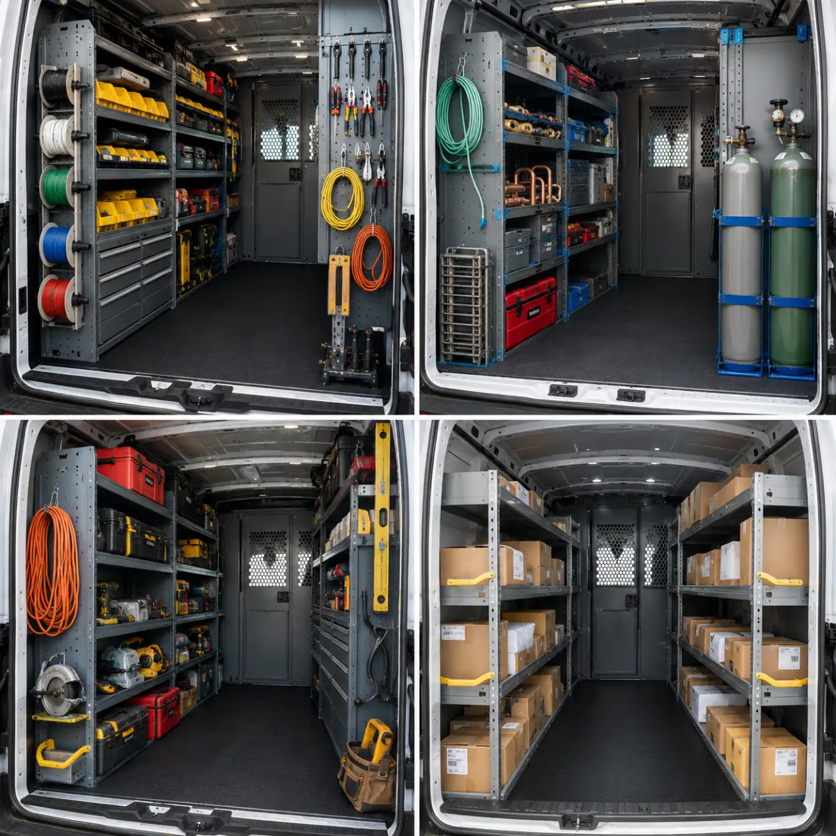 Ford Transit van upfits for service, contractor and delivery businesses