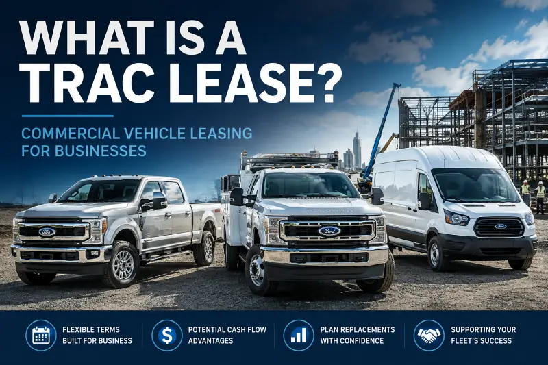What is a TRAC lease for Ford commercial vehicles and business fleets